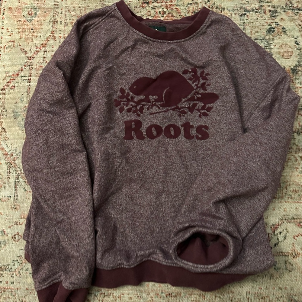 Roots crew neck sweatshirt - medium